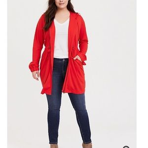 Bright Red lightweight coat